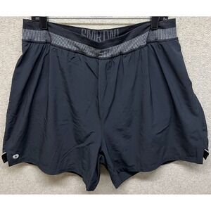 Smartwool Mens Intraknit Active Lined Shorts Black Running Quick Dry Pull On 2XL